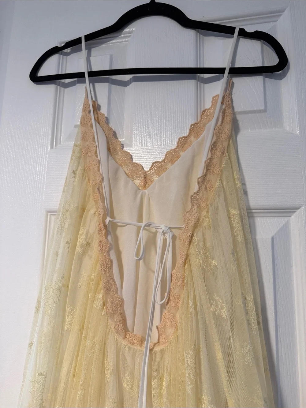 Tularosa Cream Lace-Trim Slip Dress - Picture 6 of 7